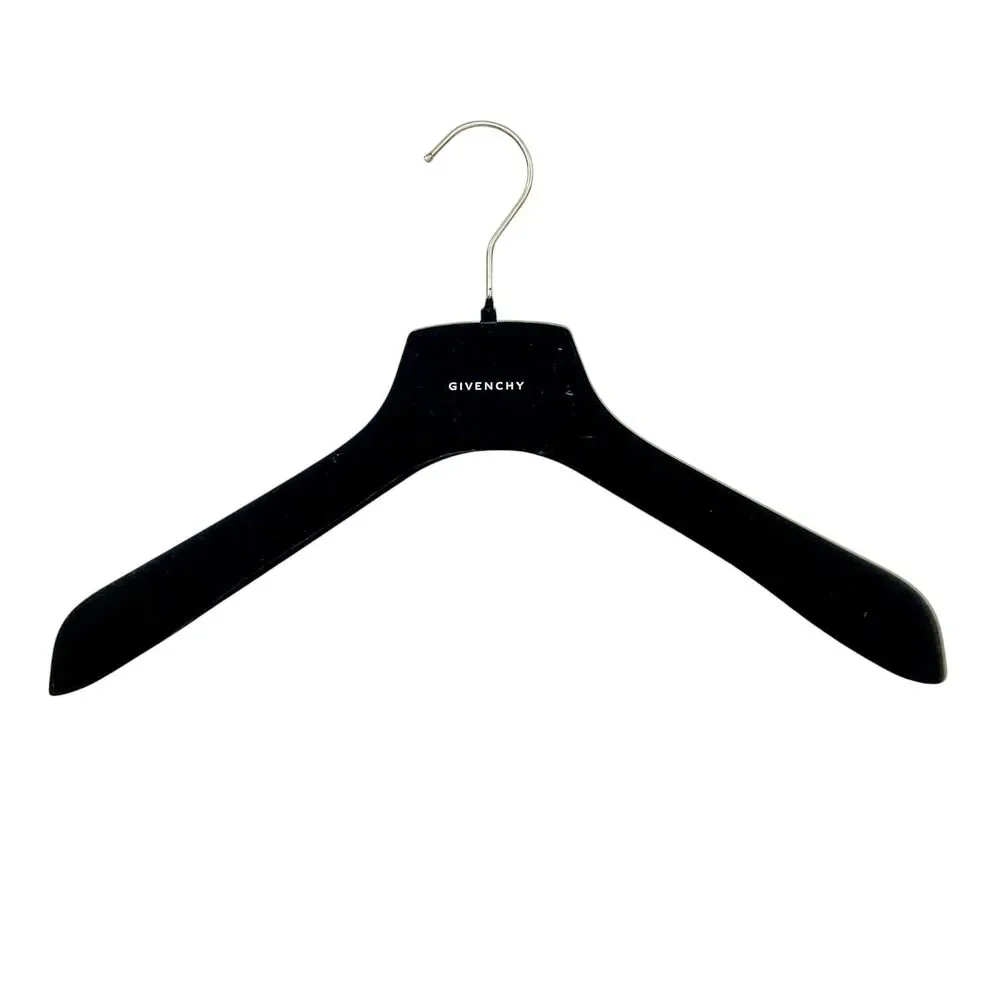 Vintage Givenchy Velvet Clothes Hanger Designer Luxury Black Blazer Coat Jacket